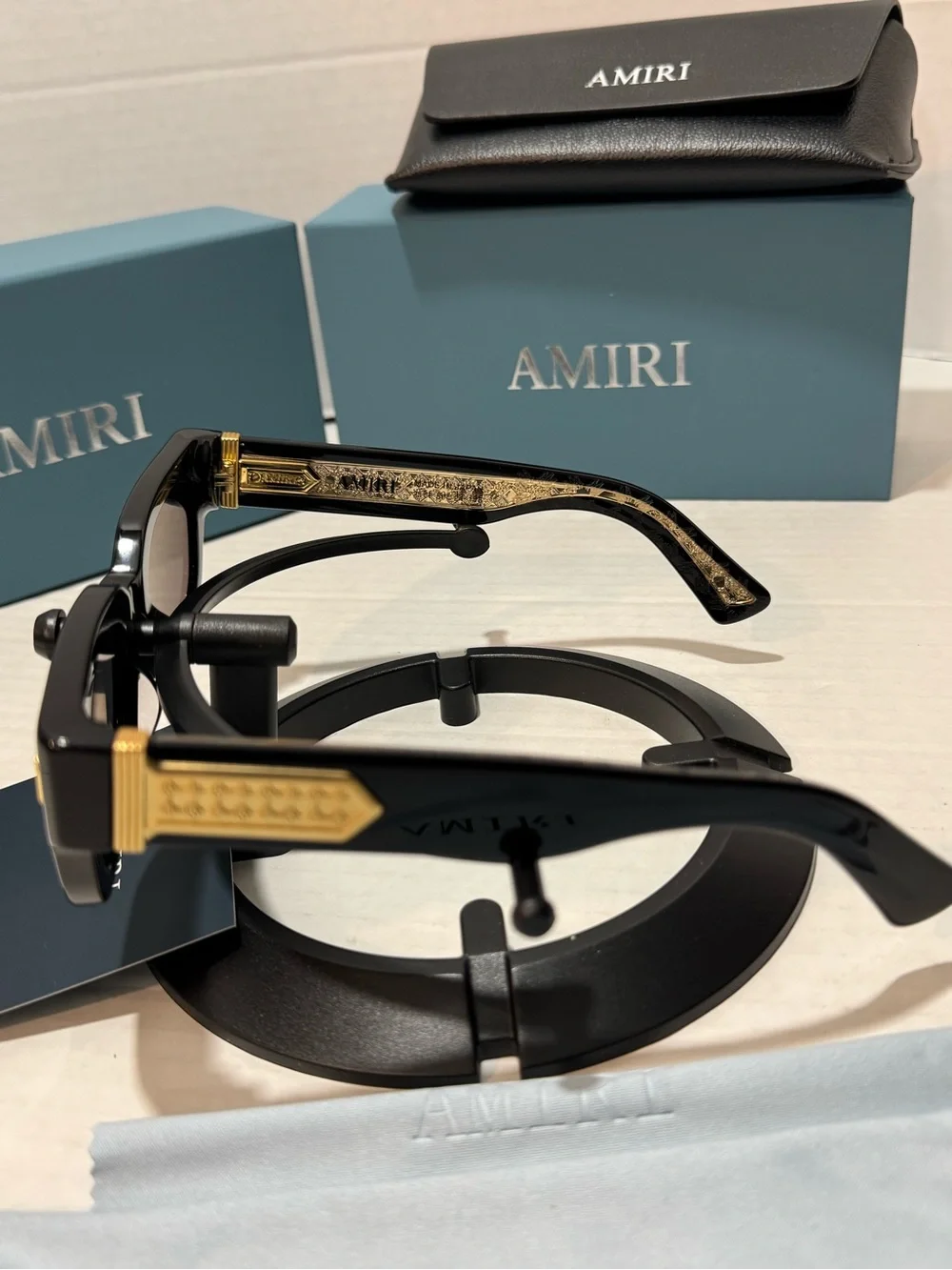 AMIRI Venice Black Sunglasses Unisex - Size 50□24-145